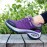 Lightweight Striped All-Season Womens Hiking Shoes - Non-Slip Sole, Air Cushion, Comfortable Fit for Outdoor Adventures - Plain Toe, Breathable, Durable, and Perfect for Spring Exploration