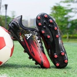 Adult Lightweight Low-Top Soccer Cleats, Lace-up Non-Slip Breathable, Professional Long-Stud Sneakers For Casual Fashion Outdoor Sports, Game-Specific Training Shoes, Flexible, Durable, Athletic Footwear For Men And Women Adult Lightweight Low-Top Soccer Cleats, Lace-up Non-Slip Breathable, Professional Long-Stud Sneakers For Casual Fashion Outdoor Sports, Game-Specific Training Shoes, Flexible, Durable, Athletic Footwear For Men And Women