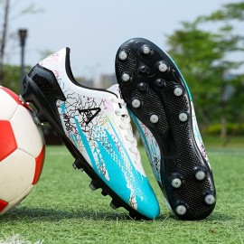 Adult Lightweight Low-Top Soccer Cleats, Lace-up Non-Slip Breathable, Professional Long-Stud Sneakers For Casual Fashion Outdoor Sports, Game-Specific Training Shoes, Flexible, Durable, Athletic Footwear For Men And Women Adult Lightweight Low-Top Soccer Cleats, Lace-up Non-Slip Breathable, Professional Long-Stud Sneakers For Casual Fashion Outdoor Sports, Game-Specific Training Shoes, Flexible, Durable, Athletic Footwear For Men And Women
