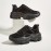 Women's Chunky Platform Sneakers, Lace-Up Casual Fashion Walking Sport Shoes