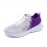 Breathable Knitted Sneakers for Women - Stylish Contrast Color Design, Lace Up Running Shoes for Comfortable Footwear