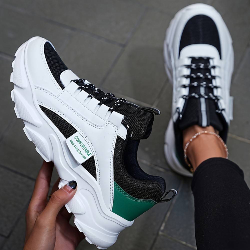 ComfortFit Womens Breathable Running Shoes - Lightweight, Stabilizing, Shock Absorbing, Non-Slip, Low Top Casual Sneakers with Fabric Insole and PU Faux Leather Upper for All-Season Spring Comfort ComfortFit Womens Breathable Running Shoes - Lightweight, Stabilizing, Shock Absorbing, Non-Slip, Low Top Casual Sneakers with Fabric Insole and PU Faux Leather Upper for All-Season Spring Comfort