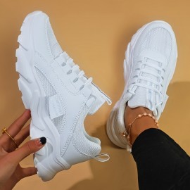 ComfortFit Womens Breathable Running Shoes - Lightweight, Stabilizing, Shock Absorbing, Non-Slip, Low Top Casual Sneakers with Fabric Insole and PU Faux Leather Upper for All-Season Spring Comfort ComfortFit Womens Breathable Running Shoes - Lightweight, Stabilizing, Shock Absorbing, Non-Slip, Low Top Casual Sneakers with Fabric Insole and PU Faux Leather Upper for All-Season Spring Comfort