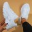 ComfortFit Womens Breathable Running Shoes - Lightweight, Stabilizing, Shock Absorbing, Non-Slip, Low Top Casual Sneakers with Fabric Insole and PU Faux Leather Upper for All-Season Spring Comfort