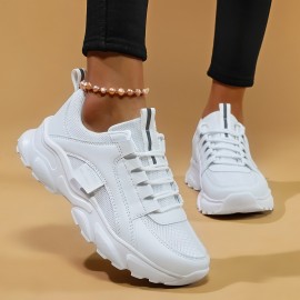 ComfortFit Womens Breathable Running Shoes - Lightweight, Stabilizing, Shock Absorbing, Non-Slip, Low Top Casual Sneakers with Fabric Insole and PU Faux Leather Upper for All-Season Spring Comfort ComfortFit Womens Breathable Running Shoes - Lightweight, Stabilizing, Shock Absorbing, Non-Slip, Low Top Casual Sneakers with Fabric Insole and PU Faux Leather Upper for All-Season Spring Comfort