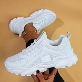 ComfortFit Womens Breathable Running Shoes - Lightweight, Stabilizing, Shock Absorbing, Non-Slip, Low Top Casual Sneakers with Fabric Insole and PU Faux Leather Upper for All-Season Spring Comfort ComfortFit Womens Breathable Running Shoes - Lightweight, Stabilizing, Shock Absorbing, Non-Slip, Low Top Casual Sneakers with Fabric Insole and PU Faux Leather Upper for All-Season Spring Comfort