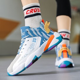 All-Season High-Top Shock-Resistant Basketball Training Shoes - Superior Comfort, Anti-Slip, Lace-Up, Wear-Resistant, and Breathable - Ideal for Womens Athletic Footwear and Fitness Enthusiasts All-Season High-Top Shock-Resistant Basketball Training Shoes - Superior Comfort, Anti-Slip, Lace-Up, Wear-Resistant, and Breathable - Ideal for Womens Athletic Footwear and Fitness Enthusiasts