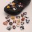 Brighten Your Steps: 39Pcs Lightweight, Durable Dog-Shaped Sandal Charms, Glittery & Cartoon-Styled for Year-Round Vibes