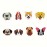 Brighten Your Steps: 39Pcs Lightweight, Durable Dog-Shaped Sandal Charms, Glittery & Cartoon-Styled for Year-Round Vibes