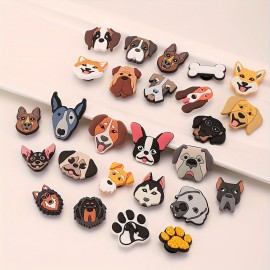Brighten Your Steps: 39Pcs Lightweight, Durable Dog-Shaped Sandal Charms, Glittery & Cartoon-Styled for Year-Round Vibes Brighten Your Steps: 39Pcs Lightweight, Durable Dog-Shaped Sandal Charms, Glittery & Cartoon-Styled for Year-Round Vibes