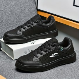 Women's Fashion Sneakers, Casual White And Black Running Shoes With Breathable Mesh Material, Lightweight, Shock-Absorbing, Anti-Slip And Durable, Perfect For Sports And Daily Wear Women's Fashion Sneakers, Casual White And Black Running Shoes With Breathable Mesh Material, Lightweight, Shock-Absorbing, Anti-Slip And Durable, Perfect For Sports And Daily Wear