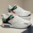 Men's Trendy Sneakers, Comfy Non Slip Lace Up Soft Sole Shoes For Men's Outdoor Activities