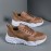 Men's Solid Platform Shoes Lace Up Low Top Non Slip For Outdoor Jogging Hiking Traveling, All Seasons