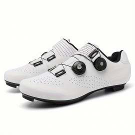 Mens Cycling Shoes - Stylish, SPD Cleat, Non-Slip, Rotary Buckle, Comfy - Perfect for Outdoor Biking, Riding, Climbing, All Seasons Adventures Mens Cycling Shoes - Stylish, SPD Cleat, Non-Slip, Rotary Buckle, Comfy - Perfect for Outdoor Biking, Riding, Climbing, All Seasons Adventures