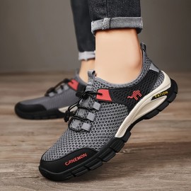 Men's Summer Slip On Walking Shoes With Adjustable Buckle, Non Slip Breathable Comfy Sneakers For Outdoor Park Workout Climbing Creek Wading Men's Summer Slip On Walking Shoes With Adjustable Buckle, Non Slip Breathable Comfy Sneakers For Outdoor Park Workout Climbing Creek Wading