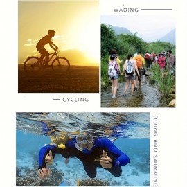 Leaf & Letter Graphic Fashion Water Socks, Non-slip Lightweight Quick-drying Sports Shoes For Adults, Suitable For Swimming Diving Boating Leaf & Letter Graphic Fashion Water Socks, Non-slip Lightweight Quick-drying Sports Shoes For Adults, Suitable For Swimming Diving Boating