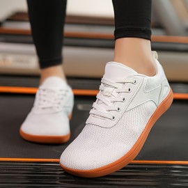 Womens Indoor Fitness Training Shoes - Ultra-Breathable Mesh Fabric, Slip-Resistant, High-Intensity Training - Perfect for Treadmill, Jump Rope, Squats, Deadlifts, Comfortable Home Sports Sneakers