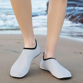 Women's Water Shoes, Quick Drying Sporty Barefoot Beach Slip-on Aqua Shoes, For Outdoor Swimming Surfing Diving