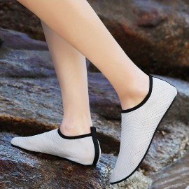 Women's Water Shoes, Quick Drying Sporty Barefoot Beach Slip-on Aqua Shoes, For Outdoor Swimming Surfing Diving Women's Water Shoes, Quick Drying Sporty Barefoot Beach Slip-on Aqua Shoes, For Outdoor Swimming Surfing Diving