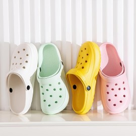 Unisex Fashionable Hollow Out EVA Clogs - Solid Colored, Ultra-Comfortable, Non-Slip, Durable Slippers for Men & Women - Perfect for Indoor Luxury & Outdoor Adventures Unisex Fashionable Hollow Out EVA Clogs - Solid Colored, Ultra-Comfortable, Non-Slip, Durable Slippers for Men & Women - Perfect for Indoor Luxury & Outdoor Adventures