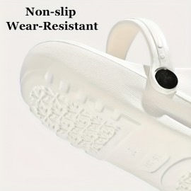 Unisex Fashionable Hollow Out EVA Clogs - Solid Colored, Ultra-Comfortable, Non-Slip, Durable Slippers for Men & Women - Perfect for Indoor Luxury & Outdoor Adventures Unisex Fashionable Hollow Out EVA Clogs - Solid Colored, Ultra-Comfortable, Non-Slip, Durable Slippers for Men & Women - Perfect for Indoor Luxury & Outdoor Adventures