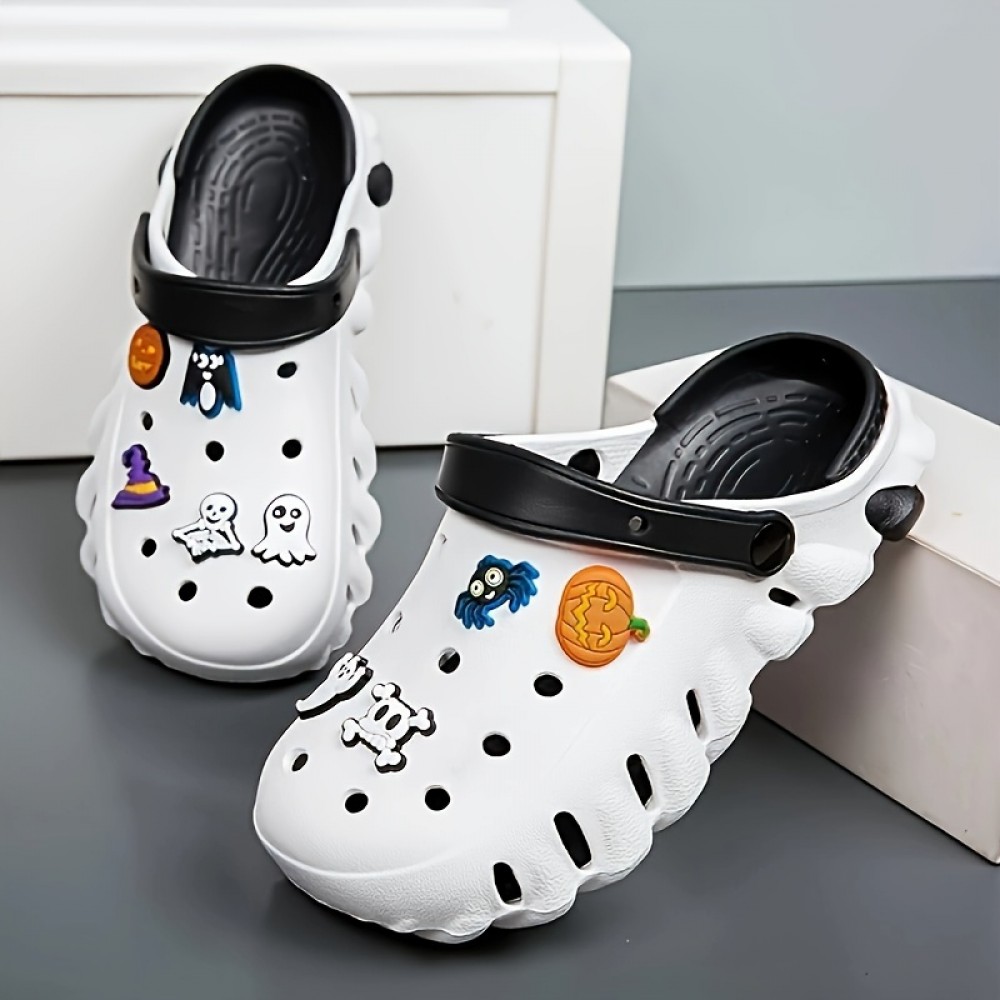 Cartoon Charm Mens Clogs - Comfy Slip-On Beach & Garden Sandals, Durable Walking Footwear for Outdoor Use Cartoon Charm Mens Clogs - Comfy Slip-On Beach & Garden Sandals, Durable Walking Footwear for Outdoor Use