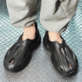 Ultra-Comfortable Solid Colour Slip-On Sandals - Secure-Grip EVA Water Shoes for Mens & Womens Outdoor Adventures - Durable, Stylish & Quick-Dry Ultra-Comfortable Solid Colour Slip-On Sandals - Secure-Grip EVA Water Shoes for Mens & Womens Outdoor Adventures - Durable, Stylish & Quick-Dry