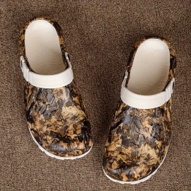 Versatile Camo Clogs for Men: Chic, Breathable, Non-Slip - Perfect for Indoor/Outdoor Fun Versatile Camo Clogs for Men: Chic, Breathable, Non-Slip - Perfect for Indoor/Outdoor Fun