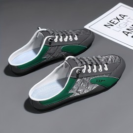 Mens Stylish Slip-On Mules - Breathable & Lightweight with Non-Slip Sole for Everyday Comfort Mens Stylish Slip-On Mules - Breathable & Lightweight with Non-Slip Sole for Everyday Comfort