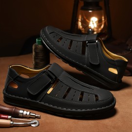 Mens Breathable Microfiber Synthetic Leather Sandals - Comfy Non Slip Rubber Sole, Durable, Quick Drying, Lightweight, Minimalist Design for Summer Outdoor Activities, Beach, Hiking, Daily Casual Wear Mens Breathable Microfiber Synthetic Leather Sandals - Comfy Non Slip Rubber Sole, Durable, Quick Drying, Lightweight, Minimalist Design for Summer Outdoor Activities, Beach, Hiking, Daily Casual Wear