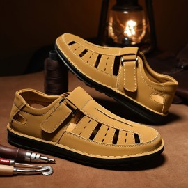 Mens Breathable Microfiber Synthetic Leather Sandals - Comfy Non Slip Rubber Sole, Durable, Quick Drying, Lightweight, Minimalist Design for Summer Outdoor Activities, Beach, Hiking, Daily Casual Wear Mens Breathable Microfiber Synthetic Leather Sandals - Comfy Non Slip Rubber Sole, Durable, Quick Drying, Lightweight, Minimalist Design for Summer Outdoor Activities, Beach, Hiking, Daily Casual Wear