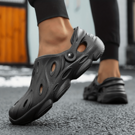 PLUS SIZE Mens Fashionable Solid Slip On Clogs - Stylish & Durable Non-Slip EVA Slippers for Comfortable Outdoor Adventures - Lightweight, Quick-Dry, Perfect for Summer PLUS SIZE Mens Fashionable Solid Slip On Clogs - Stylish & Durable Non-Slip EVA Slippers for Comfortable Outdoor Adventures - Lightweight, Quick-Dry, Perfect for Summer