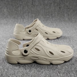 PLUS SIZE Mens Fashionable Solid Slip On Clogs - Stylish & Durable Non-Slip EVA Slippers for Comfortable Outdoor Adventures - Lightweight, Quick-Dry, Perfect for Summer PLUS SIZE Mens Fashionable Solid Slip On Clogs - Stylish & Durable Non-Slip EVA Slippers for Comfortable Outdoor Adventures - Lightweight, Quick-Dry, Perfect for Summer