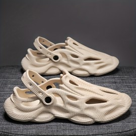 Mens Ultra-Comfortable Lightweight Clogs - Breathable Hollow Out Design - Durable Non-Slip Garden Shoes for Outdoor Adventures - Ideal Summer Wear Mens Ultra-Comfortable Lightweight Clogs - Breathable Hollow Out Design - Durable Non-Slip Garden Shoes for Outdoor Adventures - Ideal Summer Wear
