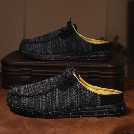 Plus Size Mens Comfort Mule Shoes - Vibrant Solid Color, Hollow Out, Breathable, Non Slip, Durable EVA Sole for Casual Wear - Comfy Slippers for Relaxation Plus Size Mens Comfort Mule Shoes - Vibrant Solid Color, Hollow Out, Breathable, Non Slip, Durable EVA Sole for Casual Wear - Comfy Slippers for Relaxation