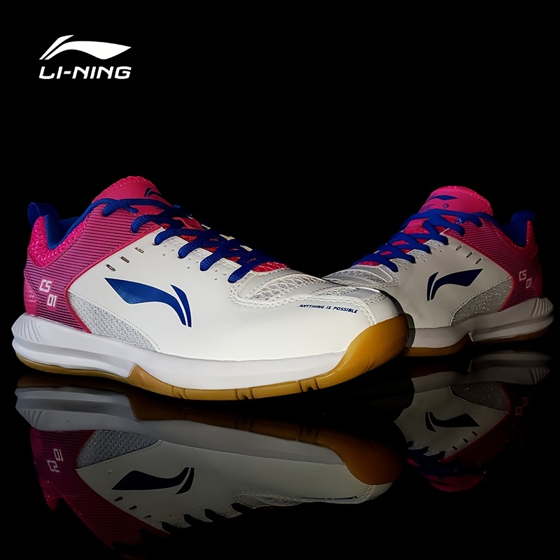womens contrast color badminton shoes lightweight breathable non slip sports shoes for women details 7